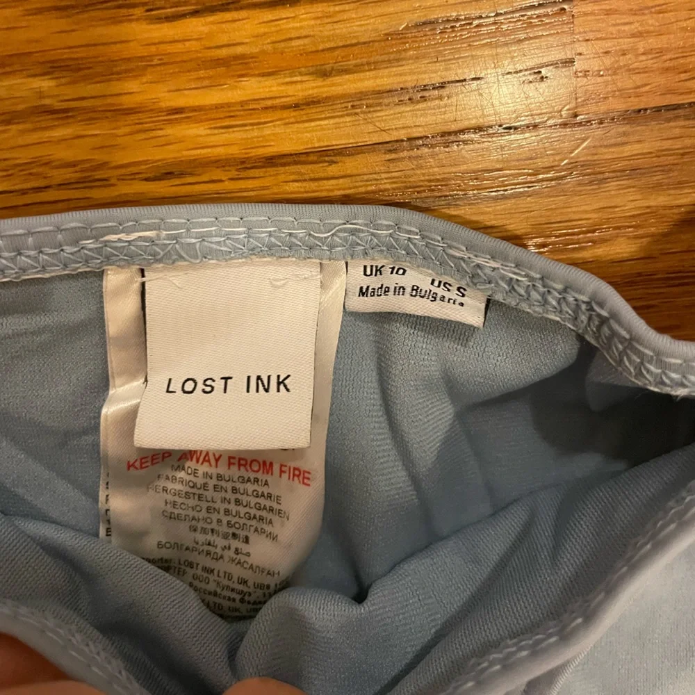 Light Blue Ruffle Bikini Set - Picture 7 of 8